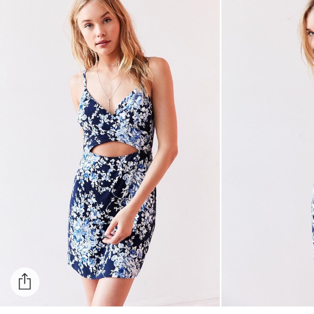 Kimchi blue cutout dress